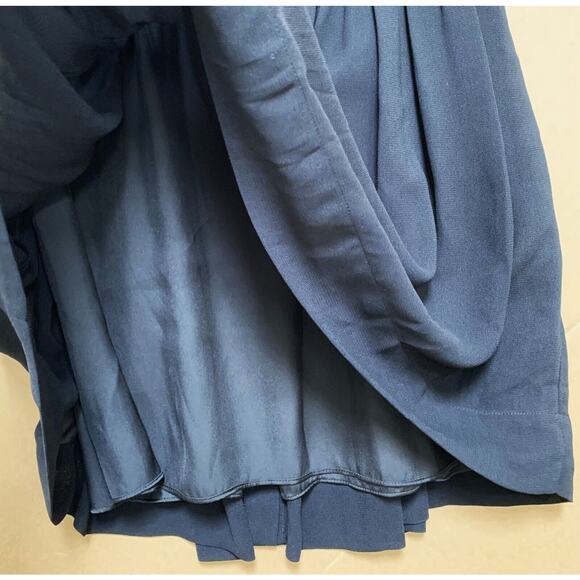 MORGAN CARPER  Semi Sheer Black SAPIN Mini Dress w/Pockets! Sz SML - Picture 15 of 16